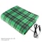 Fleming Supply Heated Car Blanket, 12V Electric Fleece Travel Throw for Cars, Trucks (Green/Black) 914405MHG - alternate 3